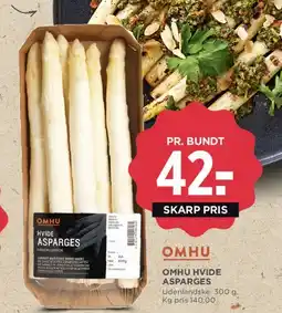 MENY Omhu hvide asparges tilbud