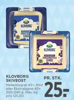 MENY Klovborg Skiveost tilbud