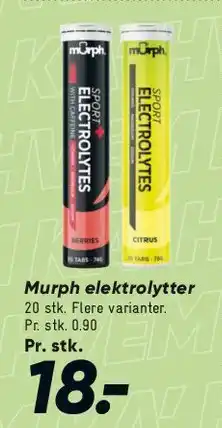 Bilka Murph elektrolytter tilbud