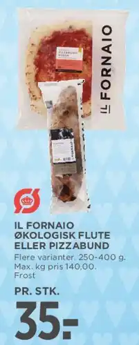 MENY Il Fornaio Økologisk Flute eller Pizzabund tilbud