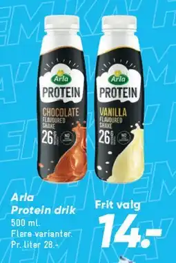 Bilka Protein drink tilbud