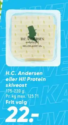 Bilka H.C. Andersen / Hi! Protein skiveost tilbud