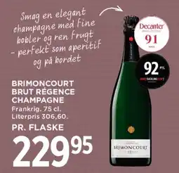 MENY Brimoncourt Brut Régence Champagne tilbud