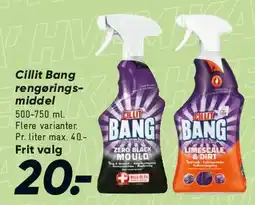 Bilka Cillit Bang rengøringsmiddel tilbud