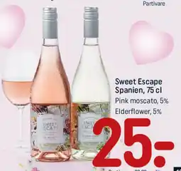 REMA 1000 Sweet Escape Spanien, 75 cl tilbud