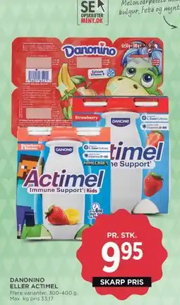 MENY Danonino eller Actimel tilbud