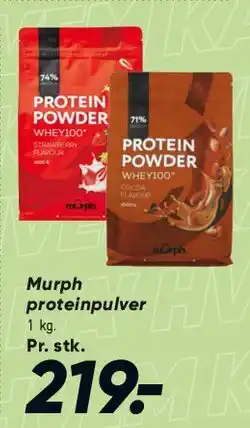 Bilka Murph proteinpulver tilbud
