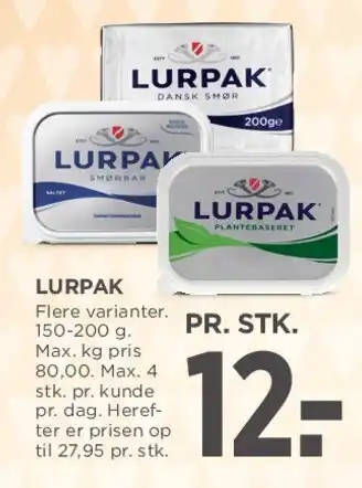 MENY Lurpak tilbud