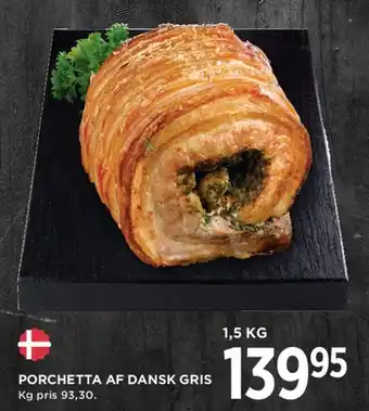 MENY Porchetta af dansk gris tilbud