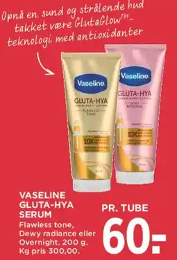 MENY Vaseline Gluta-Hya Serum tilbud