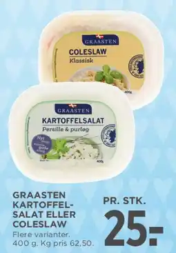 MENY Graasten - kartoffelsalat / coleslaw tilbud