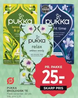 MENY Pukka økologisk te tilbud