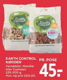MENY Earth Control nødder tilbud