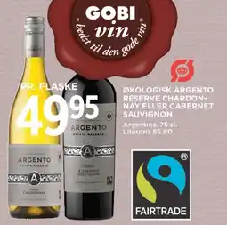 MENY Økologisk Argento Reserve Chardonnay eller Cabernet Sauvignon tilbud