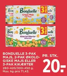 MENY Bonduelle 3-pak / 2-pak tilbud