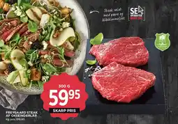 MENY FREYGAARD STEAK AF OKSEINDERLÅR tilbud