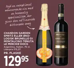 MENY Chandon Garden Spritz eller Økologisk Brunello di Montalcino tilbud