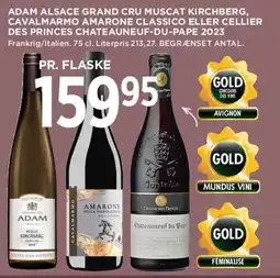 MENY Adam Alsace Grand Cru / Amarone / Châteauneuf-du-Pape tilbud