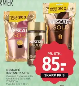 MENY Nescafé instant kaffe tilbud
