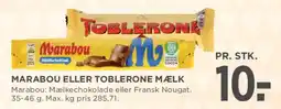MENY Marabou eller Toblerone tilbud
