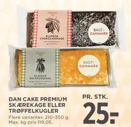 MENY DAN CAKE PREMIUM SKÆREKAGE ELLER TRØFFELKUGLER tilbud