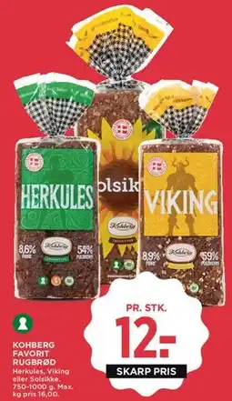 MENY Kohberg Favorit Rugbrød tilbud