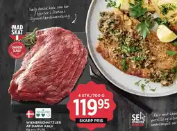 MENY Wienerschnitzel af dansk kalv tilbud