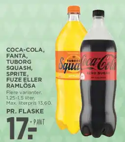MENY Coca‑Cola / Fanta (flaske) tilbud