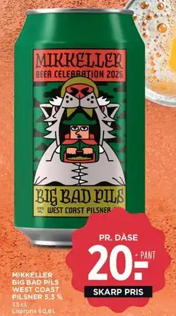 MENY Mikkeller Big Bad Pils tilbud