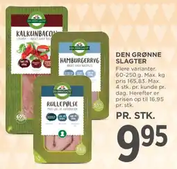 MENY Den Grønne Slagter tilbud