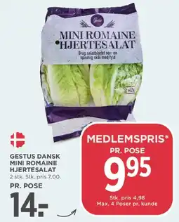 MENY Gestus Dansk Mini Romaine Hjertesalat tilbud