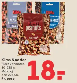 SPAR Kims Nødder tilbud