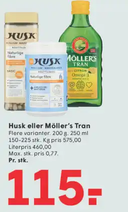 SPAR Husk eller Möller's Tran tilbud
