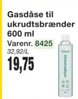Harald Nyborg Gasdåse til ukrudtsbrænder Varenr. 8425 tilbud
