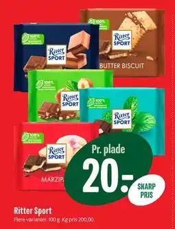 Min Købmand Ritter Sport tilbud
