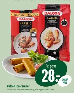 Min Købmand Daloon Forårsruller tilbud