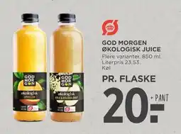 MENY GOD MORGEN ØKOLOGISK JUICE tilbud