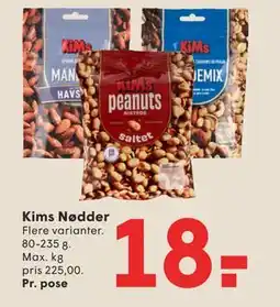 SPAR Kims Nødder tilbud
