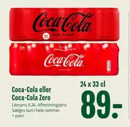 Min Købmand Coca-Cola eller Coca-Cola Zero tilbud