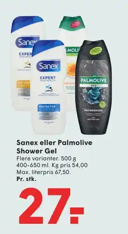 SPAR Sanex eller Palmolive Shower Gel tilbud