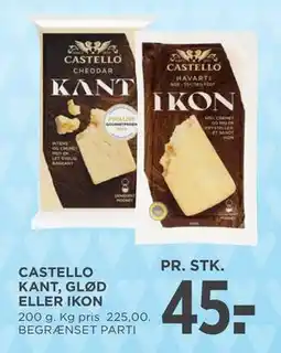 MENY CASTELLO KANT, GLØD ELLER IKON tilbud