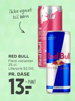 MENY RED BULL tilbud