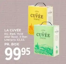 MENY LA CUVÉE tilbud