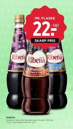 MENY RIBENA tilbud