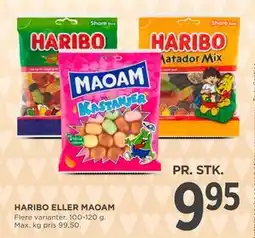 MENY HARIBO ELLER MAOAM tilbud