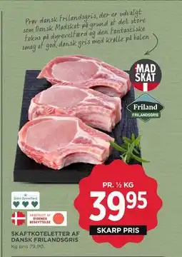 MENY SKAFTKOTELETTER AF DANSK FRILANDSGRIS tilbud