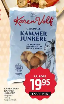 MENY KAREN VOLF KAMMERJUNKERE tilbud