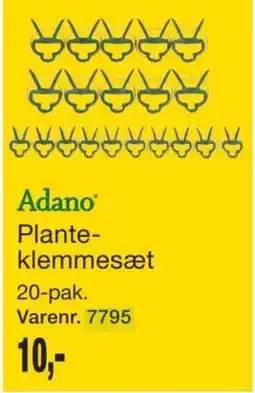 Harald Nyborg Adano Plante- klemmesæt tilbud