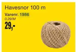 Harald Nyborg Havesnor 100 m tilbud