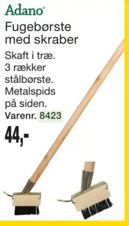 Harald Nyborg Adano Fugebørste med skraber tilbud